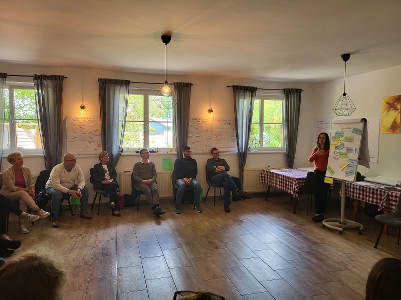 Mitarbeitenden bei Teambuilding