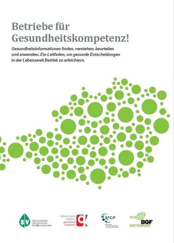 Deckblatt Betriebe für Gesundheitskompetenz